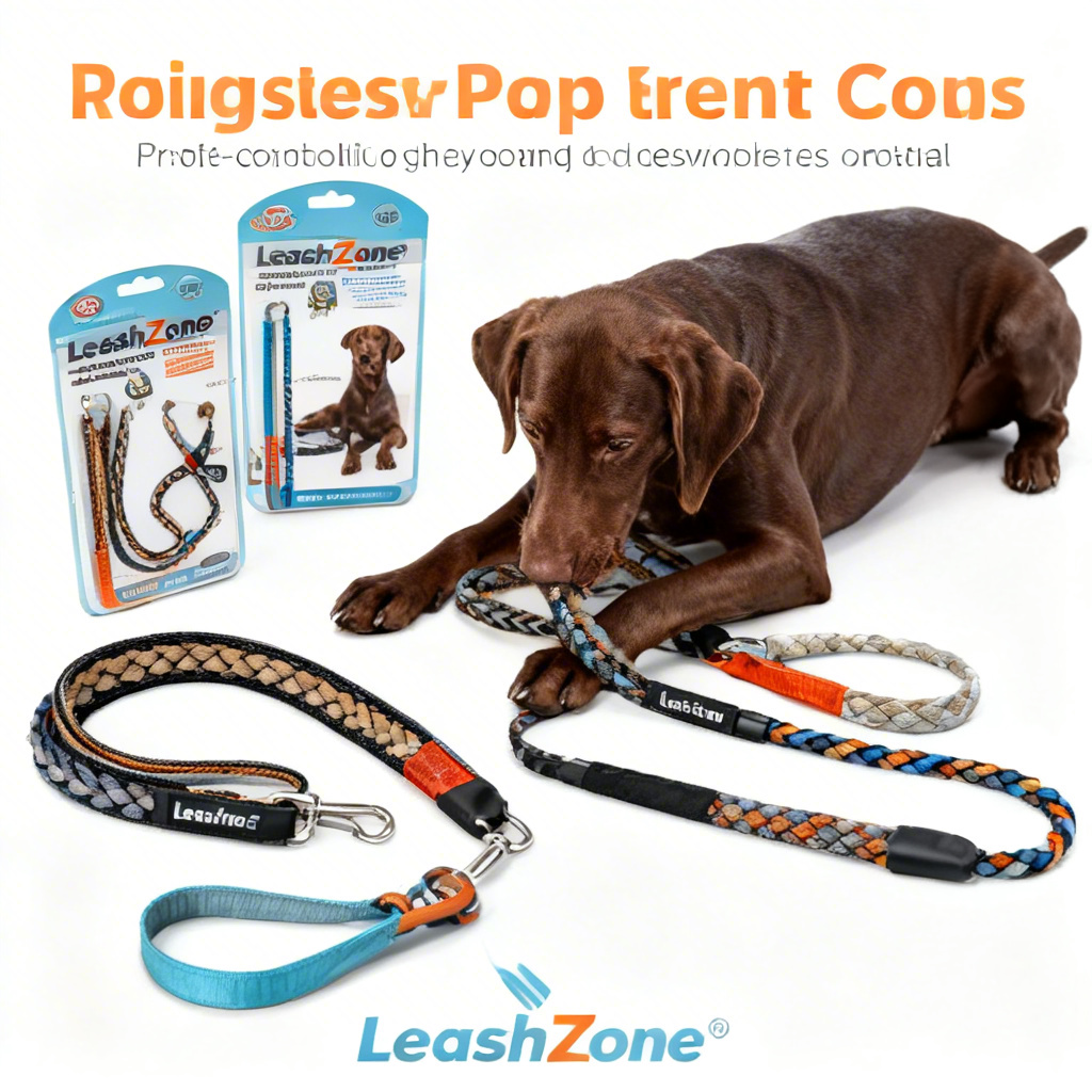 LeashZone® Squirrel-Chase Approved Adventure Leash – Tug-Free, Reflective & Built for Your Dog’s Wild Sniffing Missions!